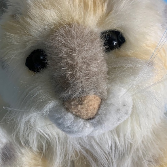 18" 1988 Chrisha Playful Plush cat kitty stuffed snimsl yellow spotted - Picture 7 of 10